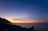 The small Hadibu harbour at dusk, Socotra, Yemen